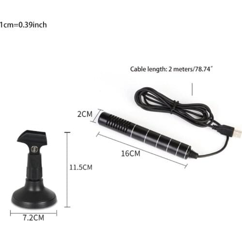 78.74in Line Length Microphone Perfect for Vlogging Equipments Widely Use Game Props Vocal Recording Applications