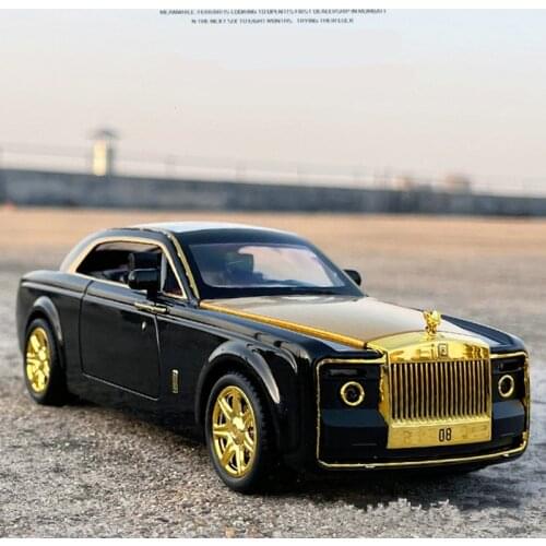 1:24 Rolls-Royce Sweptail Alloy Car Model Diecasts & Toy Vehicle Metal Toy Car Model Collection Simulation Sound Light Kids Gift