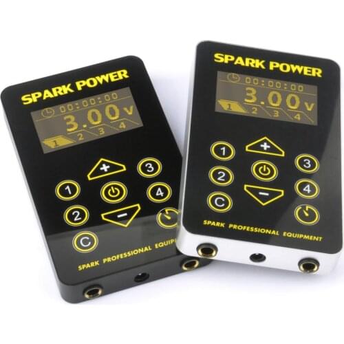 Premium smart tattoo power SPARK POWER supply for professional tattoo artist