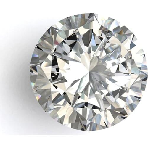 Loose Moissanite 10mm EF Color Round Brilliant Cut VVS1 4ct Carat Excellent Cut high quality Test Positive