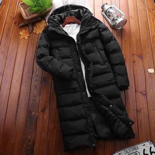 MRMT 2020 Brand Autumn New Long Mens Jackets Cotton Padded Thickened Overcoat for Male Teenage Cotton Cap Jacket Clothing