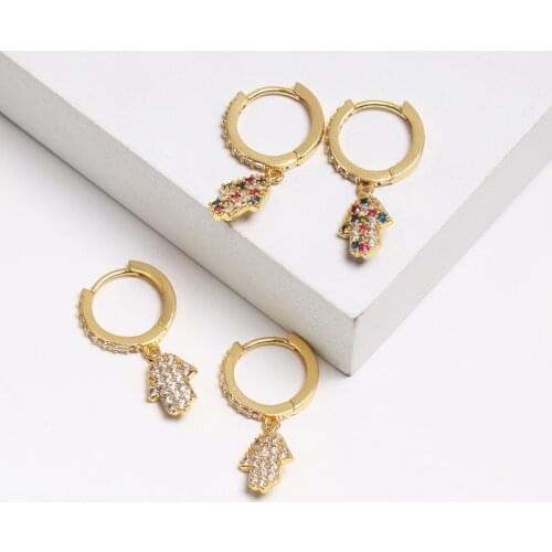 2021 New Arrival Fashion Classic Geometric Women Dangle Earrings Asymmetric Earrings Of Star And Moon Female Korean Jewelry