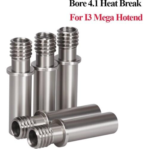 Bore 4.1mm Heat Break I3 Mega Hotend J-head Bowden Extruder Throat 7.5*26mm for Anycubic I3 Mega Mega-S Upgrade 3D Printer Parts