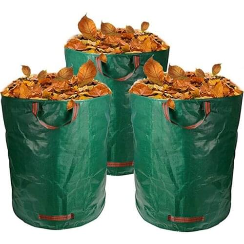 Garden Bag,72 Gallon Reuseable Heavy Duty Gardening Bags, Lawn Pool Garden Leaf Waste Bag