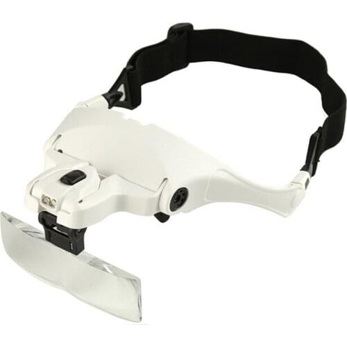 1.0X 1.5X 2.0X 2.5X 3.5X 5 Lens Adjustable Loupe Headband Magnifying Glass Magnifier for lip/eyebrow permanent makeup tattoo