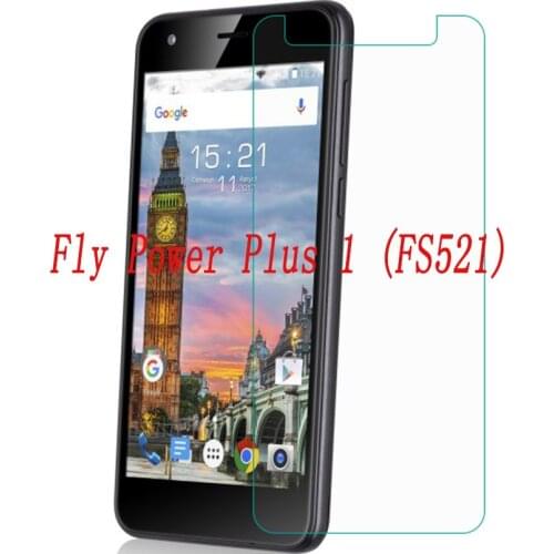 Smartphone Tempered Glass for Fly Power Plus 1 FS521 9H Explosion-proof Protective Film Screen Protector cover phone