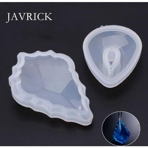 1 Set UV Handmade Crystal Epoxy Mold DIY Resin Stereoscopic Pendant Necklace Jewelry Making Crafts Molds