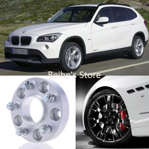 2pcs 25MM 5x112 66.6CB Car Hubcenteric Wheel Spacer Adapters For BMW X1 2015-20