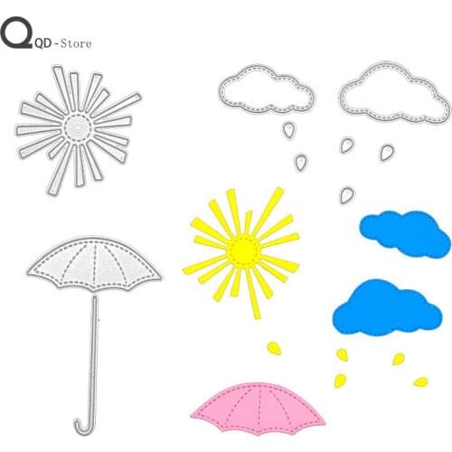 Scrapbook Childrens Educational Umbrella Metal Cutting Dies DIY Card Make Mould Model Craft Decoration New 2021 Wholesale