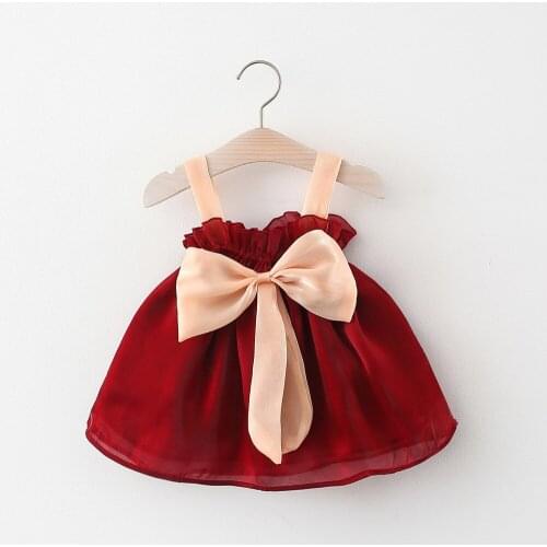 Childrens wear new Muyun yarn suspender dress summer girl skirt
