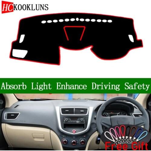 For JAC heyue A30 2013 2014 2015 2016 Right Hand Drive Dashboard Cover Car Stickers Dash Mat Carpet Interior Accessories