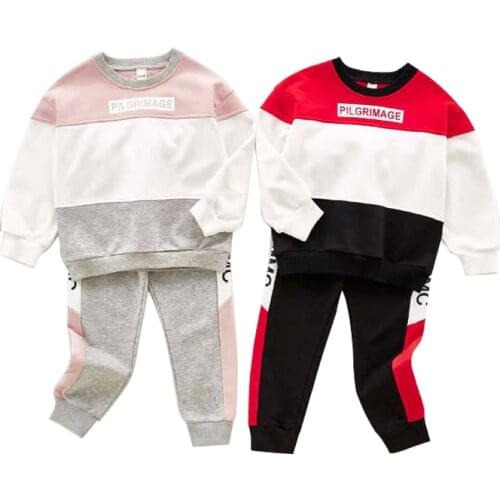 Baby Girl Clothes Set 2021 Spring Children Tracksuit Kids Clothing Suit Baby Long Sleeve Shirt + Pant 2pc 3-8 8-12 Years