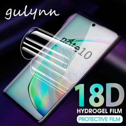 18D Protective Hydrogel Film For Samsung Note 9 10 Screen Protector Film For A51 A71 A10 A30 A40 A50 A60 A70 S M30S Not Glass