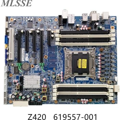 Support the V1 CPU For HP WorkStation Z420 Server Motherboard 619557-001 619557-501 618263-001 X79 C602 LGA2011 Fast Ship