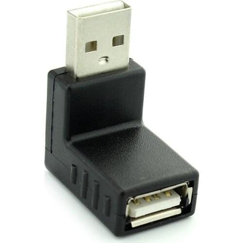 Mini USB 5Pin Male to USB Female 90 degree Angle Converter Connector data Sync OTG Adapter for Car MP3 MP4 Tablets Phones U-Disk