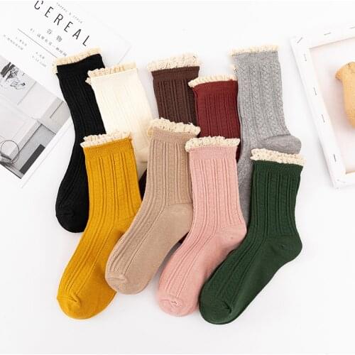 Fashion Cotton Socks Women Streetwear Harajuku Crew Women Socks Fashion Dropshipping Supply