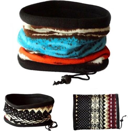 Fashion Polyester Bandana Scarf For Women Men Winter Fleece Headband Ciclismo Headwear Face Shield Head Wrap Sport Accessories