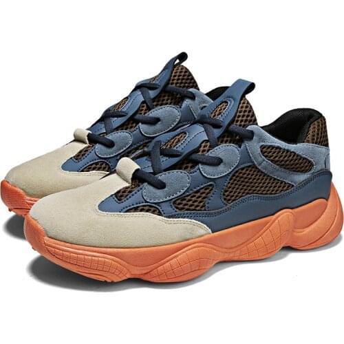 Mens Breathable Mesh Sneakers Spring Fashion Old Shoes Mens Shoes Casual Shoes for Men Low (1cm-3cm) Lace-up