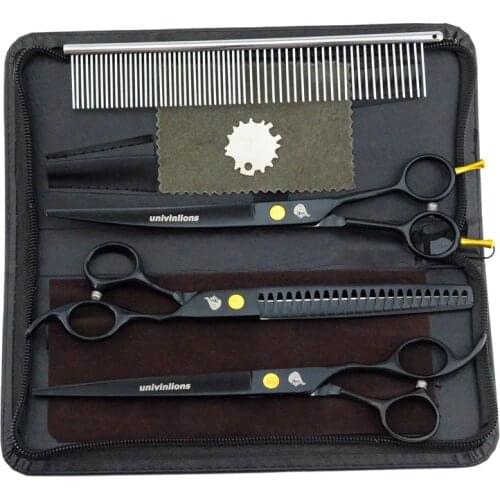 8" pet scissors curved dog grooming scissors kits animal clippers trimming dog shears dog cat hair clippers pet cut scissors