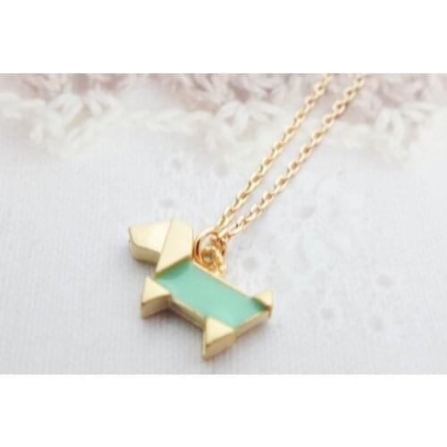 New trendy dachshund necklace - gold silver plated animal ,dog pendant for women high quality