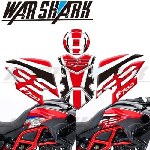New Pattern Motorcycle Sticker Gel Protector Fuel Tank Anti-Scratch FOR BMW F700GS F700 GS Adventure