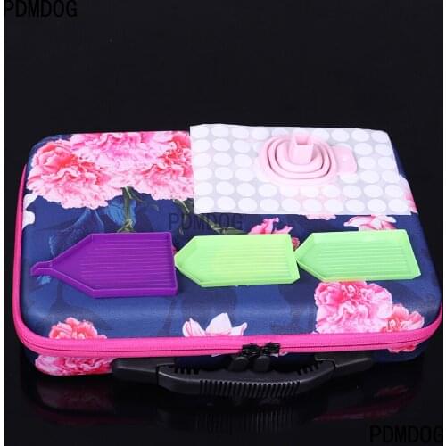 PDMDOG 20/30 Bottles Diamond Painting Tools Holder Hand Bag Diamond Painting Accessories Stone Mosaic Container Storage Box