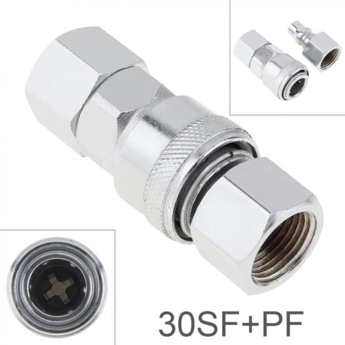 Pneumatic Fitting C type Quick Connector High Pressure 2pcs/lot 30SF+PF High Coupling Work on Air Compressor