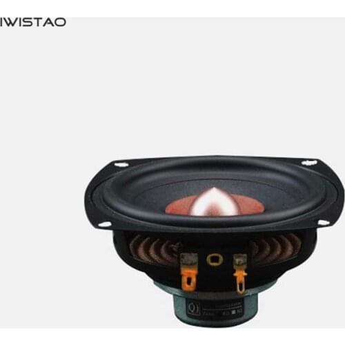 HIFI Full Range Speaker Unit 4 inch NdFeB Strong Magnetic 25W 4/8 ohm 78Hz-19.8Khz 88.5dB (3dB) Double Cone Design
