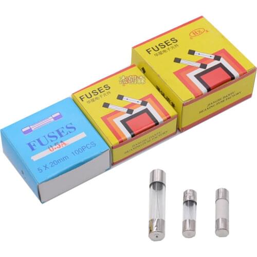 5x20/6x30mm glass tube fuse 0.1A0.5A1A2A4A5A6.3A8A10A15A20A30A250V household appliances power fuse fast blow/ceramic tube/T slow
