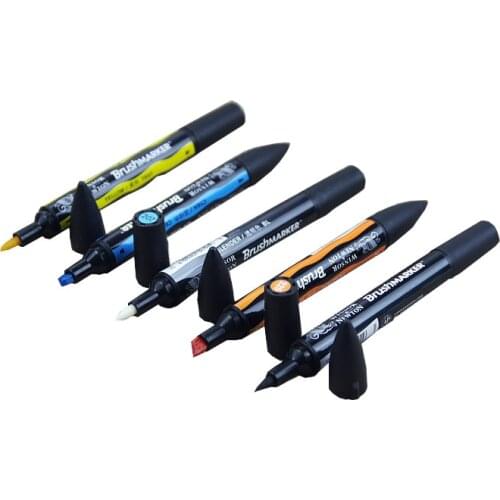 Winsor & Newton Brushmarker Marker Pens Paint Brush Alcohol Based Fast Dry Blue Green Tones