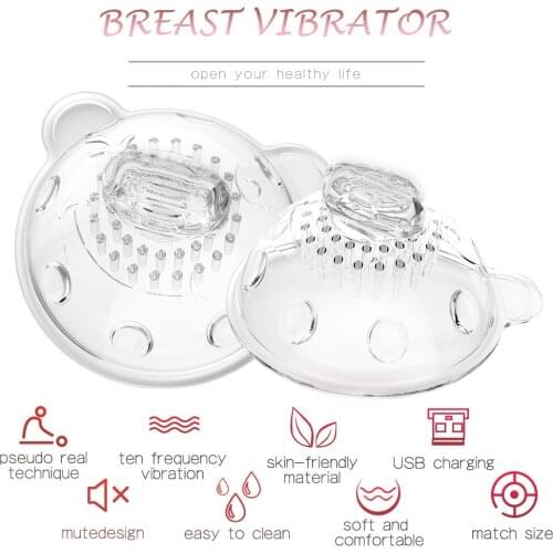 Sex Toy Automatic Nipple Sucker Vibrator Electric Breast Pump Massager for Women Enhancer Stimulator Circulation Relieve Female