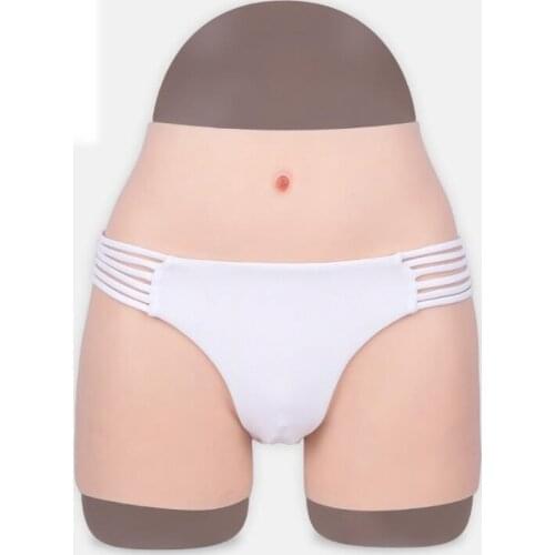 93CM Silicone Realistic Vagina Panty Shemale Crossdresser Pussy Pants Transgender Artificial Sex Fake Underwear Enhancer Hip 2G