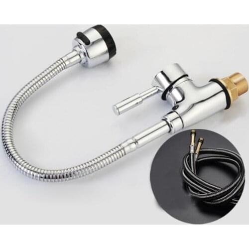 360 degree rotation Solid Brass Kitchen Mixer Cold and Hot Kitchen Tap Single Hole Water Tap Kitchen Faucet