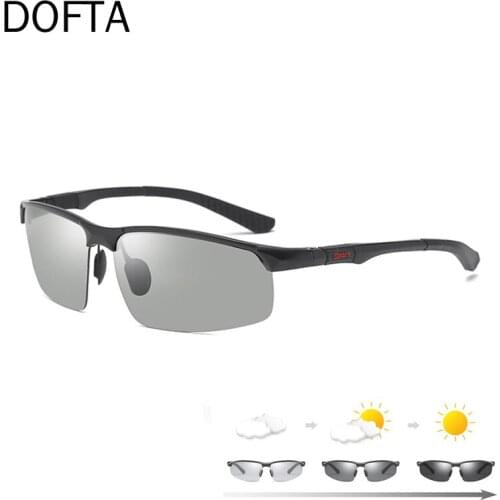 DOFTA Photochromic Sunglasses Polarized Men Sun Glasses Male Change Color Sun Glasses Day Driving Eyewear UV400 Goggles 9382