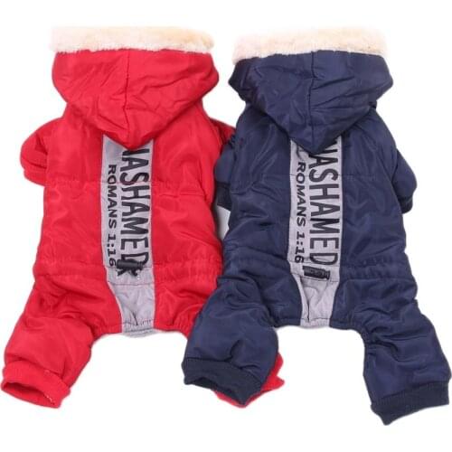 New Dog Cat Warm Jumpsuit Hoodie Windbreak Apparel Pet Puppy Coat Jacket Outfit for Dogs Cats Small Medium