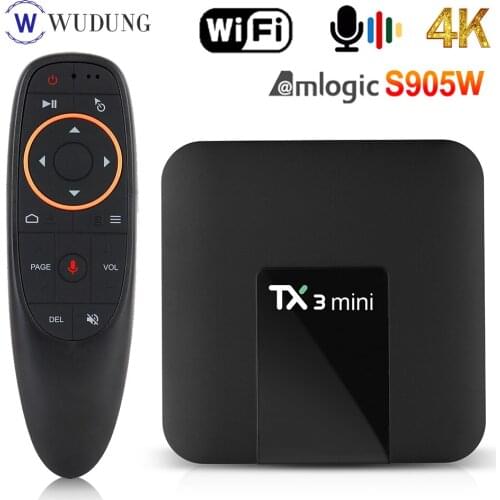 Tanix TX3Mini Android 8.1 Amlogic S905W Quad Core A53 CPU Smart TV BOX 1GB/2GB RAM 16GB Set Top Box 2.4G WiFi 4K HD2.0 TV Prefix