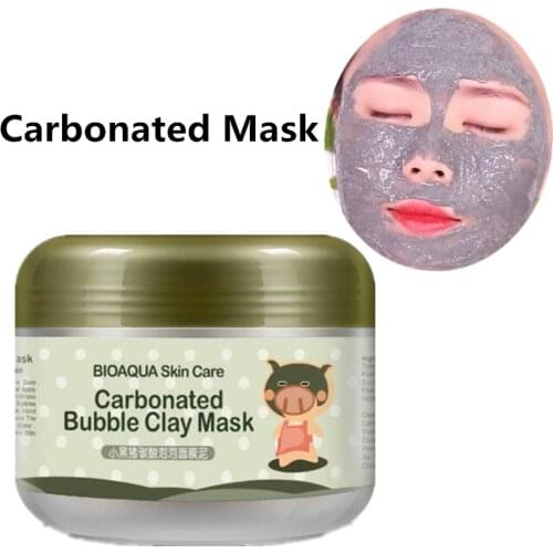 100G Carbonated Bubble Cleaning Facial Mask Face Care Blackhead Remove Whitening Moisturizing Acne Treatment Face Mud Mask