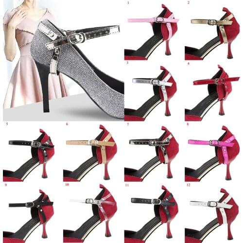 1 Pair High Heel Shoelace Free Triangle Bundle Shoe Laces Anti-Slip Adjustable Straps Shoes Buckles Shoes Accessory Decoration