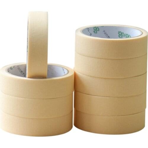 1 roll Masking Tape 10mm 15/20/30mm Single Side Tape Adhesive Crepe Paper For Oil Painting Painter Decor