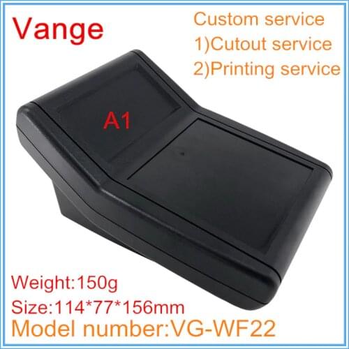 1pcs/lot desktop control system junction box 114*77*156mm ABS plastic housing diy enclosure case for industrial control PCB