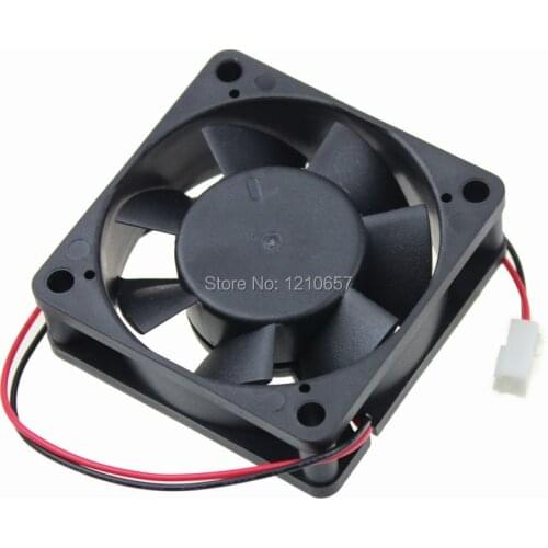 2 PCS lot Gdstime 6CM 60mm 60x60x20mm DC 12V 2Pin 2510 Connector Brushless Cooling Cooler Fan
