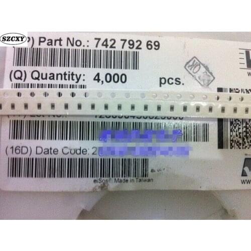 200pcs 742792023 2012 0805 120OHM 3A SMD magnetic beads