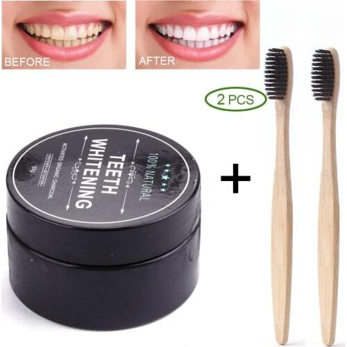 30g Teeth Whitening Oral Care Charcoal Powder Bamboo Natural Activated Carbon Whitener Powder Oral Hygiene Dental Tooth Care
