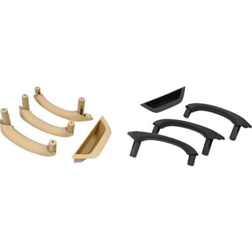 4Pcs/Set Car Interior Inner Door Handle Pull Trim Bowl For-Bmw F25 F26 X3 X4 2011-2017