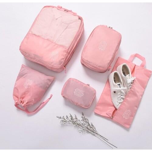 6SET / LOT Travel Storage Bag Luggage And Clothing Sort Out Bags Clothes And Underwear Storage Bag