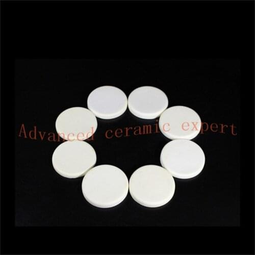 99.5%Al2O3 High Wearable Circular Corundum Plate OD85*6.0mm/Alumina Ceramic Round Substrate/Wear-Resisting Ceramic Sheet
