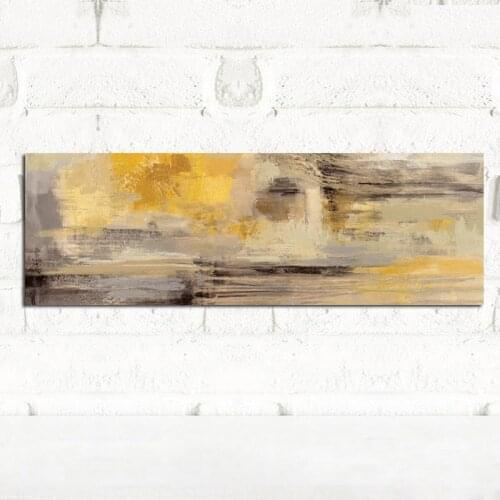 Abstract Yellow Oil Painting on Canvas Posters and Prints Modern Abstract Wall Art Picture Bedroom Kids Room Cuadros Decor