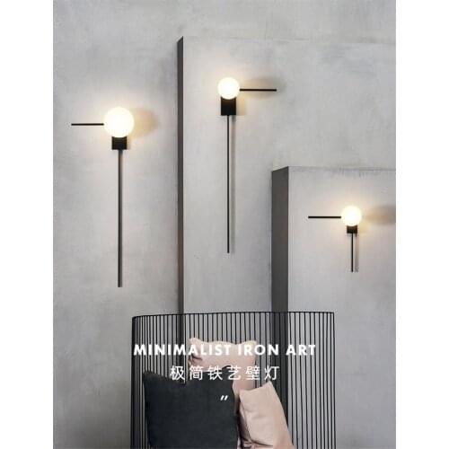 American Retro Combination Wall Lamps Loft Industrial Showcase Model Room Wall Lights Living Room Background Art Deco Lighting