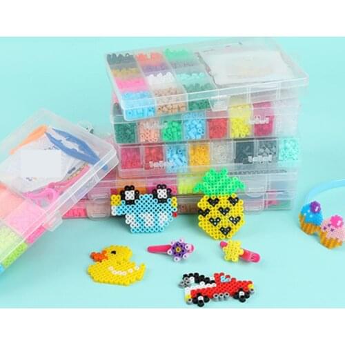 24 Color 5mm Hama Beads DIY Puzzle Crafts Toys Set 4300 Children Puzzle DIY Toys High Quality DIY Toy for Kid