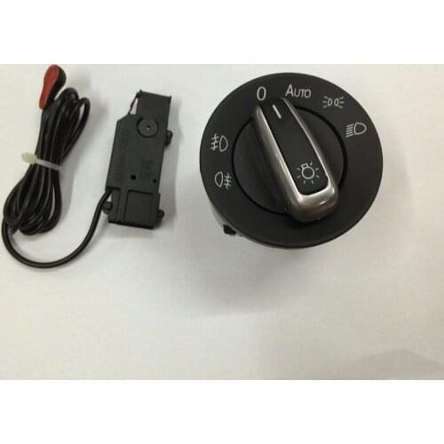 Auto Headlight Sensor + Chrome Switch For VW Golf MK5 / Golf MK6 / Jetta MK5 / Tiguan